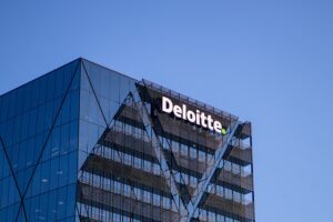 skyscraper, deloitte, logo, glass, building, business, office, structure, deloitte, deloitte, deloitte, deloitte, deloitte